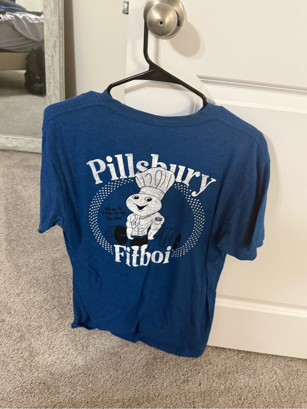 Pillsbury Fitboi Short Sleeve Graphic Tee - Blue